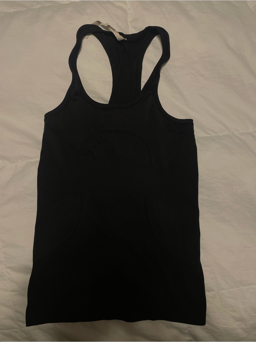 Lululemon Black Racerback Tank Top - Women's Activewear. Size 4.